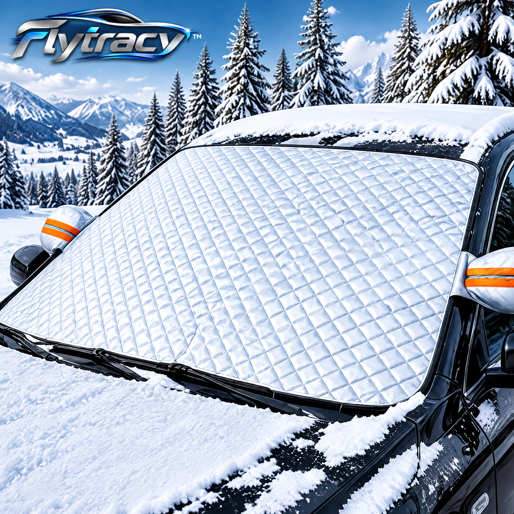 Flytracy™ All-Season Windshield Cover – Premium Car Windshield Protector for Snow, Ice, Frost & UV Protection