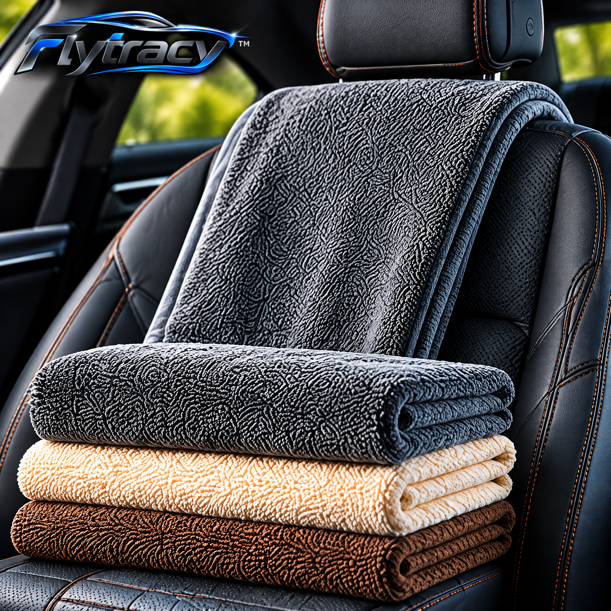 Flytracy™ Premium Car Seat Towel – Ultra Soft Absorbent Protective Seat Cover for Cars, SUVs & Trucks